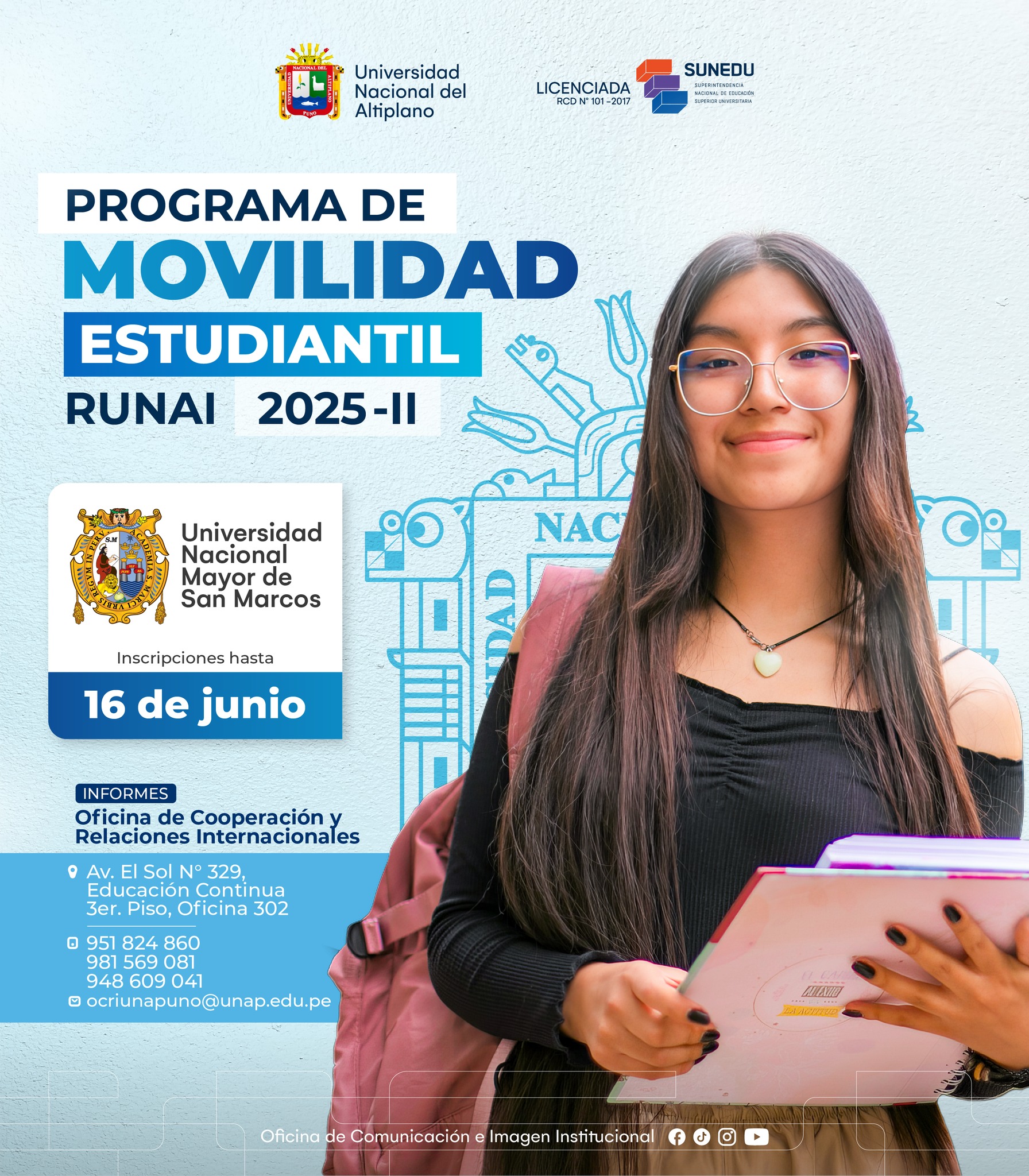 PROGRAMA DE MOVILIDAD ESTUDIANTIL RUNAI – 2025- UNMSM