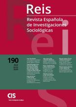 REVISTA ESPAÑOLA DE INVESTIGACIONES SOCIOLOGICAS
